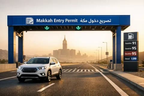 Hajj 2026 Driving Guide: New Makkah Permit Rules, Fuel Costs & The Best Rental Cars for Pilgrims Hajj 2026 Driving Guide: New Makkah Permit Rules, Fuel Costs & The Best Rental Cars for Pilgrims