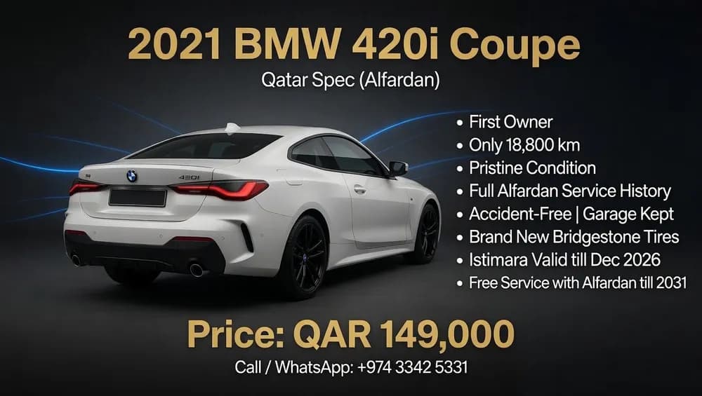 Used BMW 4 Series Coupe 420i 2021