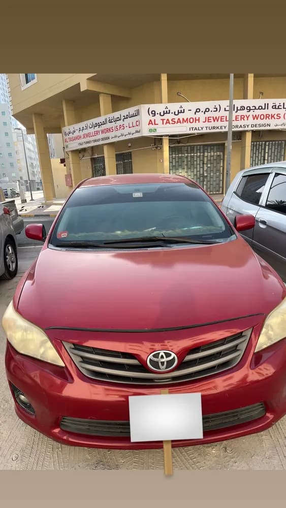 تويوتا كورولا 1.6L 2012 مستعملة