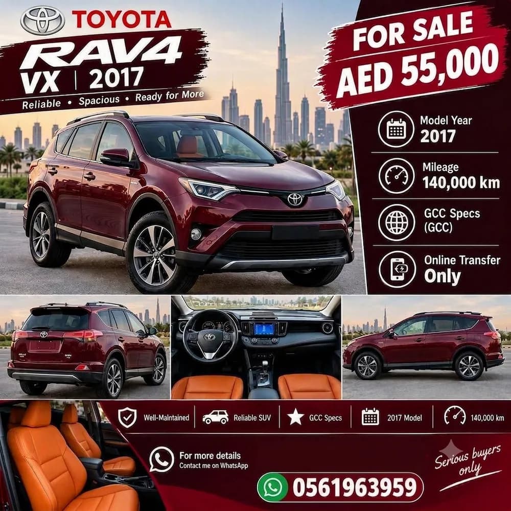 Used Toyota Rav4 2.5L (2WD) VX 2017