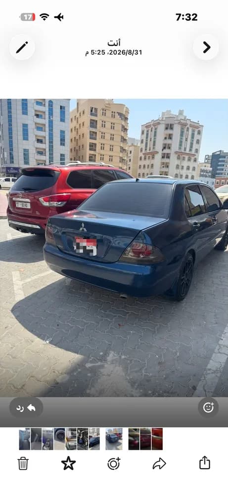 ميتسوبيشي لانسر 1.3L Automatic 2009 مستعملة